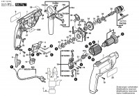 Bosch 0 601 140 042 GSB 16 Percussion Drill 240 V / GB Spare Parts GSB16